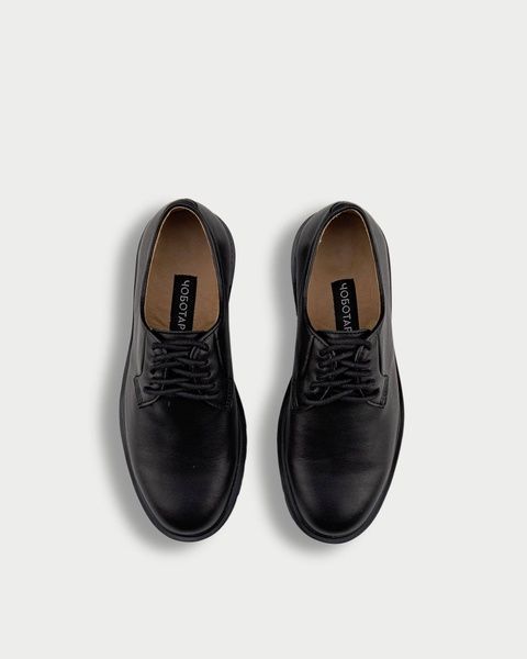 Derby Shoes LIGHT (black leather) 40