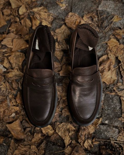 Loafers ESPRESSO (chocolate leather) 40