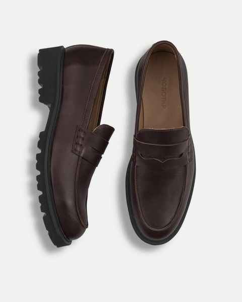 Loafers ESPRESSO (chocolate leather) 40