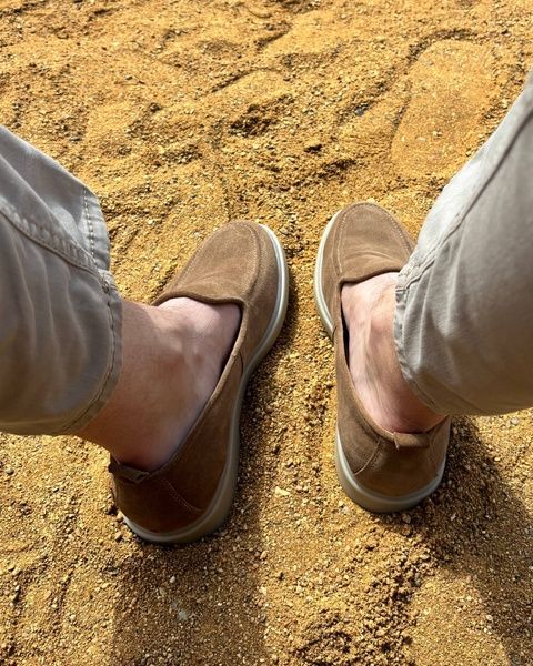 PIANO loafers (beige suede) 40